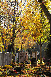 Allerheiligen auf dem Ostfriedhof (©Foto. Ingrid Grossmann)